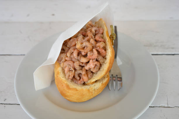 istock Sandwich with North Sea Crab Hamburg Style 1562325183