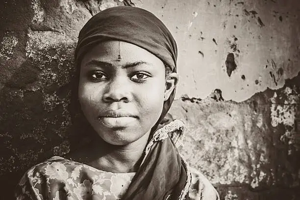 Photo of African girl portrait.