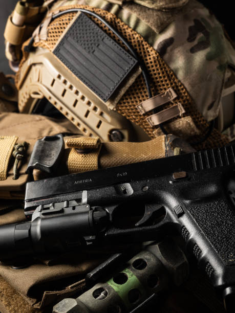 istock US Special forces Military gear with American black flag patch 1562424932