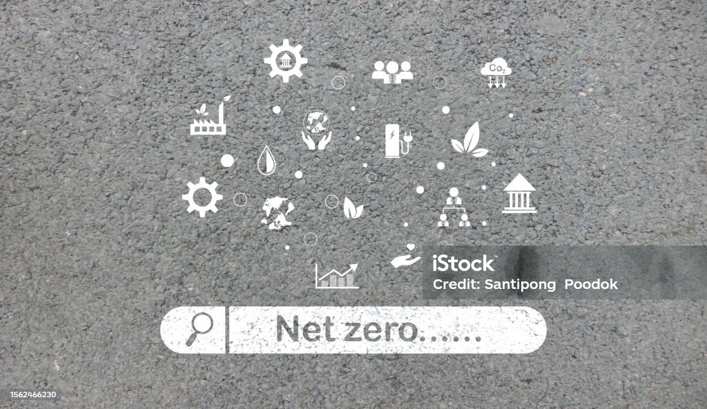 Netzero Class Ranking Icon Co2 Netzero Emission Concept Carbon Neutral And Net Zero And Search For ...
