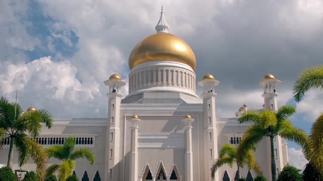 Landmark Muslim mosque in Brunei Darussalam