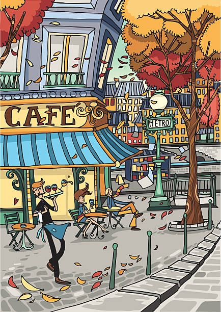 Café de Paris - Illustration vectorielle