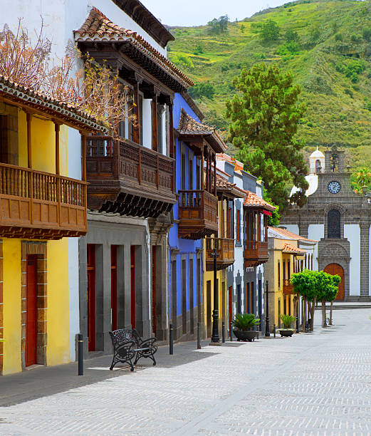 istock Gran Canaria Teror colorful facades 156251116