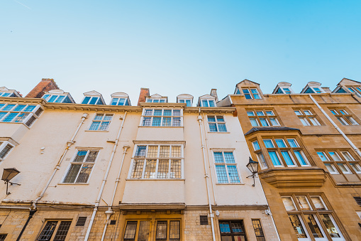 Magnificent historic buildings in the centre of Oxford, UK