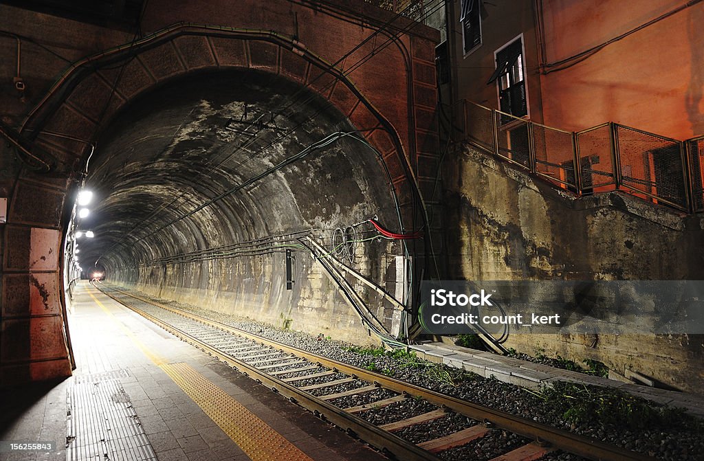 Entrada de um túnel - Foto de stock de Beleza royalty-free