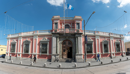 Supreme Electoral Tribunal Building in Guatemala City.