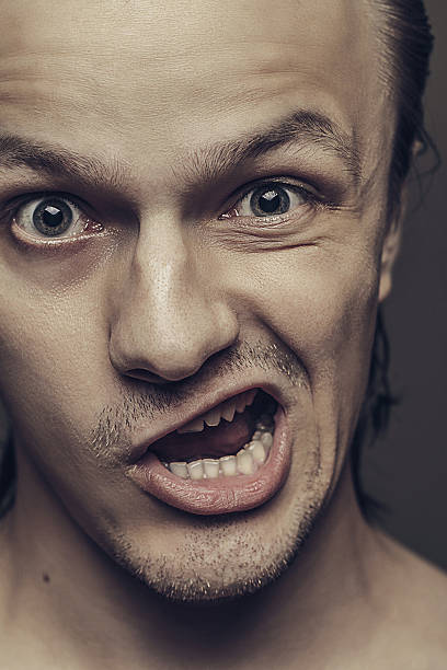 istock close-up of crazy man with funny expression 156257990