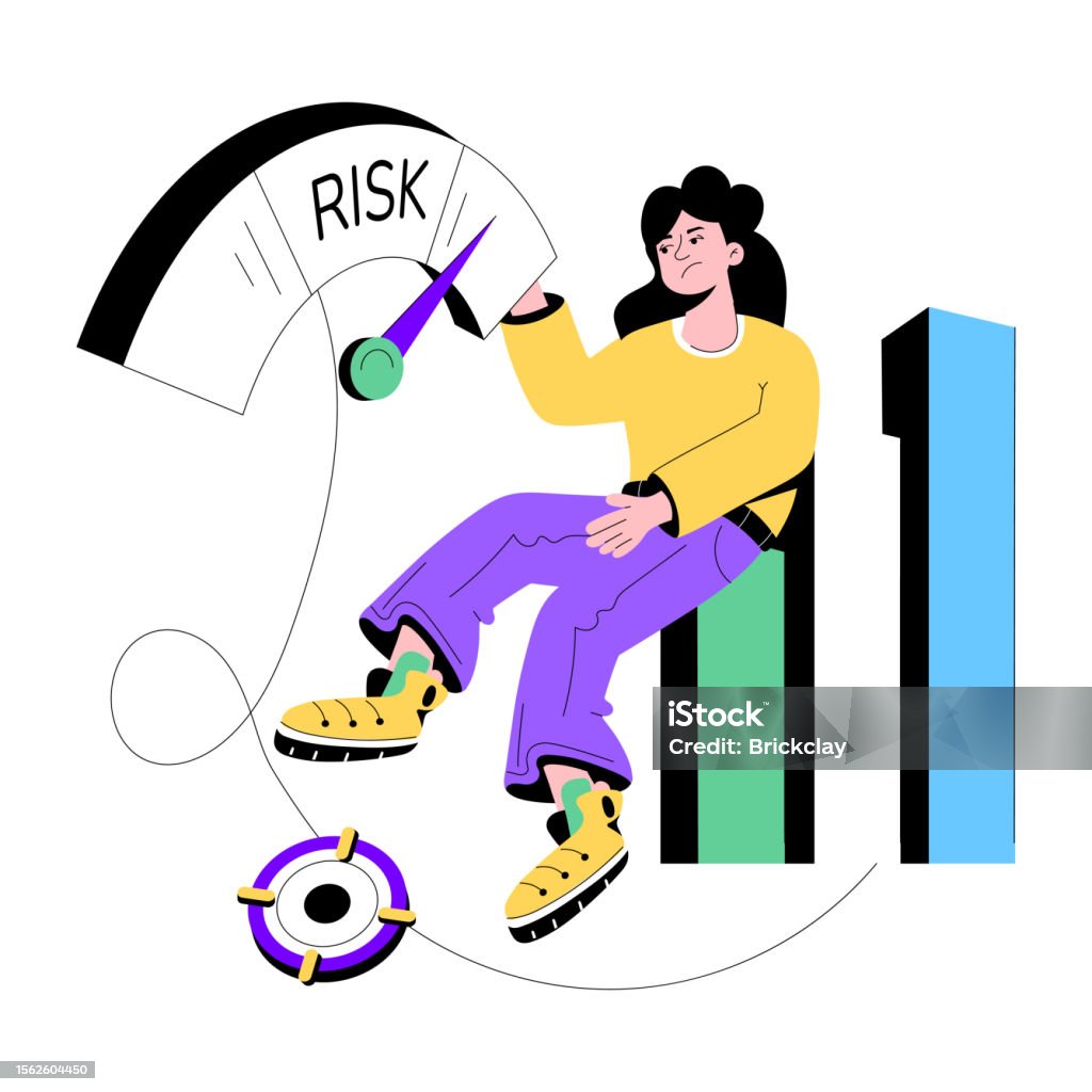 Customer Risk Animations Business Risk Stock Illustration - Download Image Now - Analyzing ...