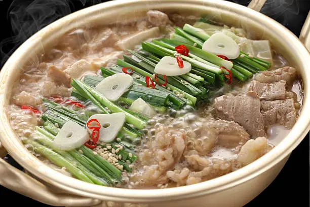 steaming variety meat hot pot
