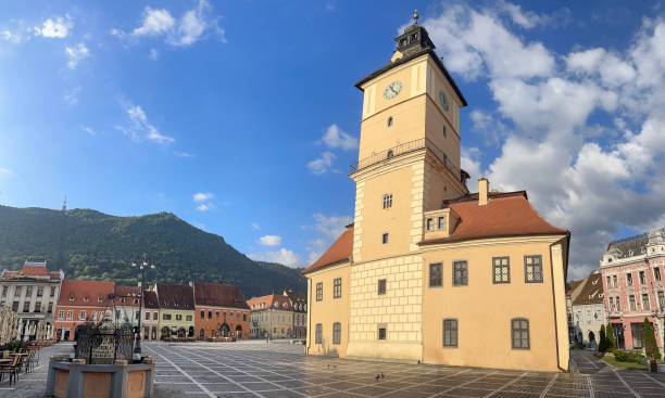 The Council Square in Brasov, Romania
