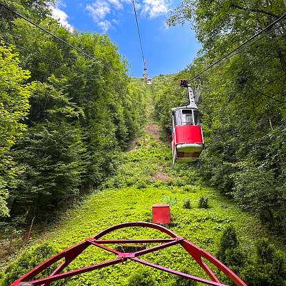Tampa mountain cable car