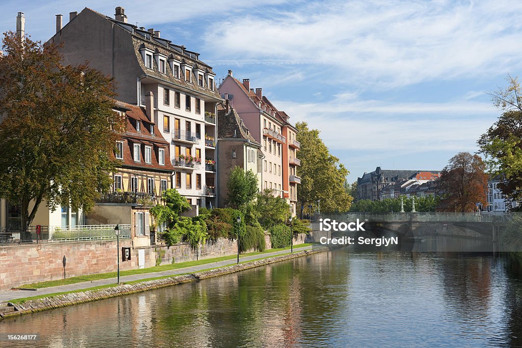 Maisons de Strasbourg le matin - Photo de Automne libre de droits