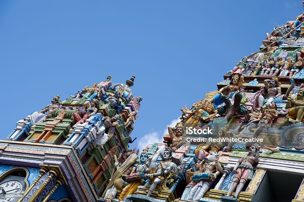 Tempio indù - Foto stock royalty-free di Affresco