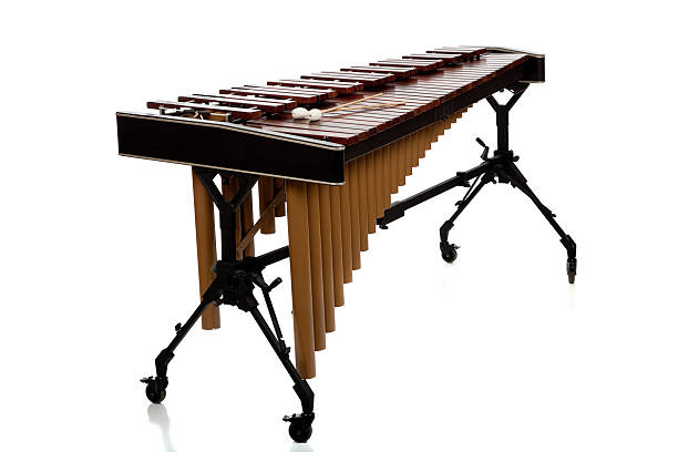 Marimba on white background A Marimba on a white background marimba stock pictures, royalty-free photos & images