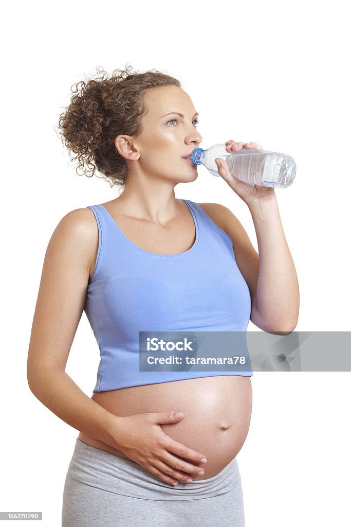 На беременность - Стоковые фото Белый фон роялти-фри