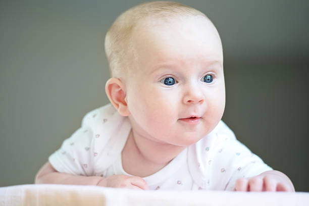 istock 2-3 months old beautiful baby 156270297