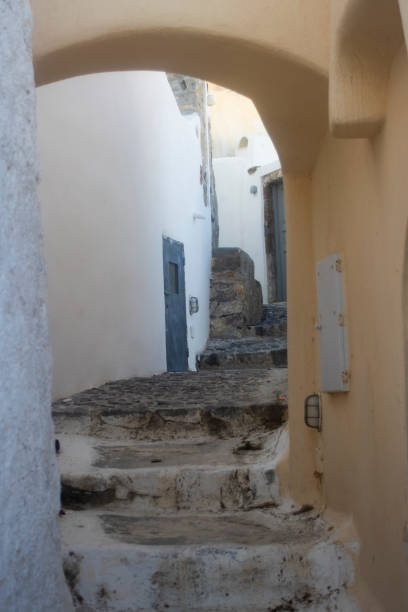 istock Stairs between the houses 1562734020