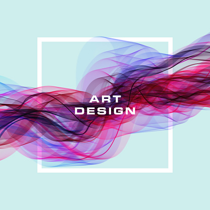 Deep Wavy Line Beautiful Rainbow Wave On White Background Design Of Wavy Wave Lines ...