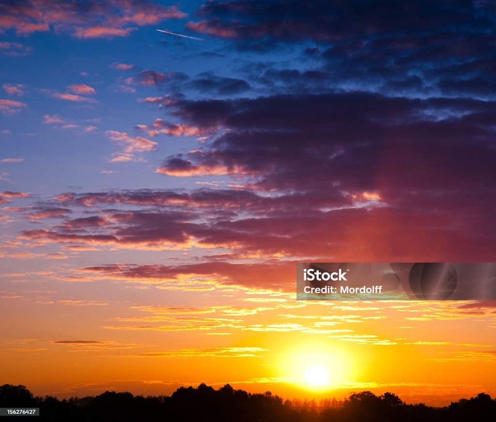 Outono ao nascer do sol - Foto de stock de Beleza natural - Natureza royalty-free