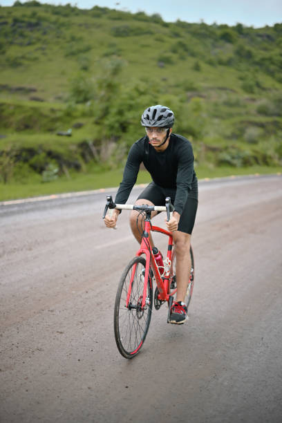 istock Cyclist training on country roads 1562777594