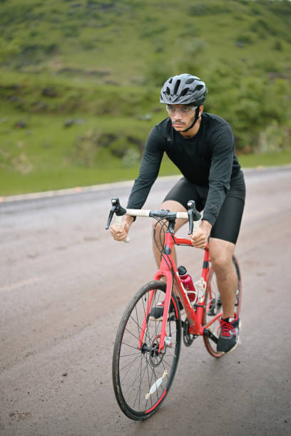 istock Cyclist training on country roads 1562777602