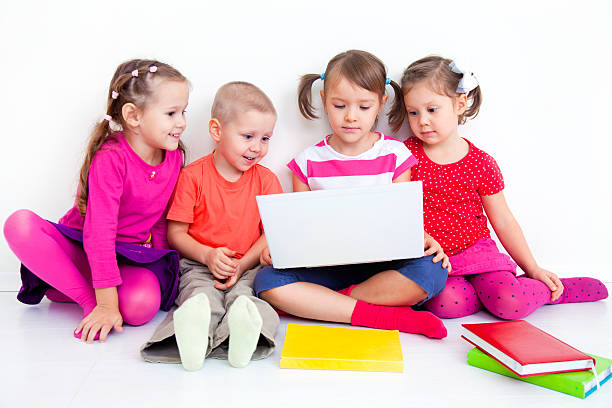 istock Children with laptop 156280395