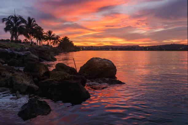 istock Vibrant sunset over the tranquil water. Matanzas, Cuba. 1562818052
