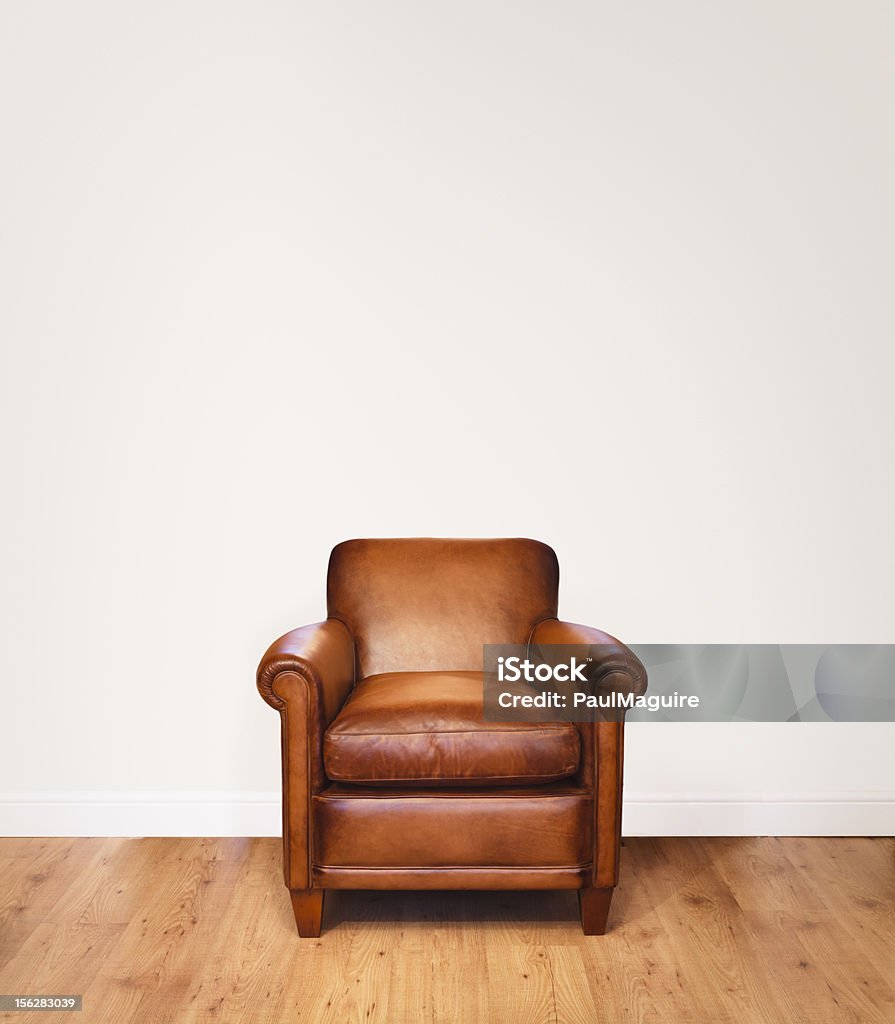 Poltrona de couro - Foto de stock de Cadeira royalty-free