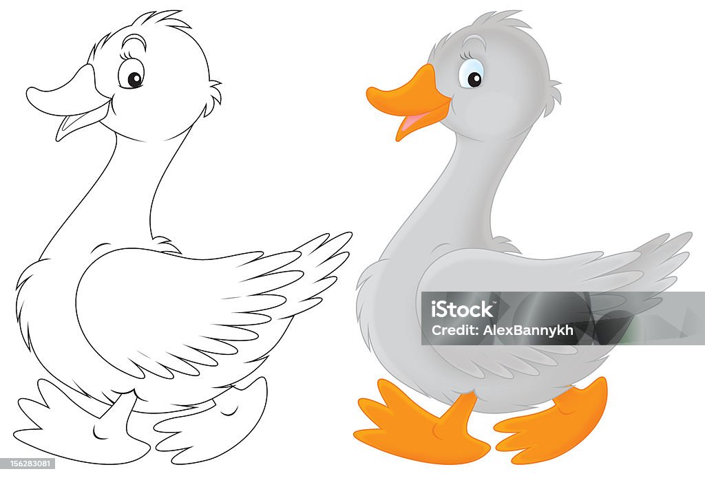 Goose - Lizenzfrei ClipArt Stock-Illustration