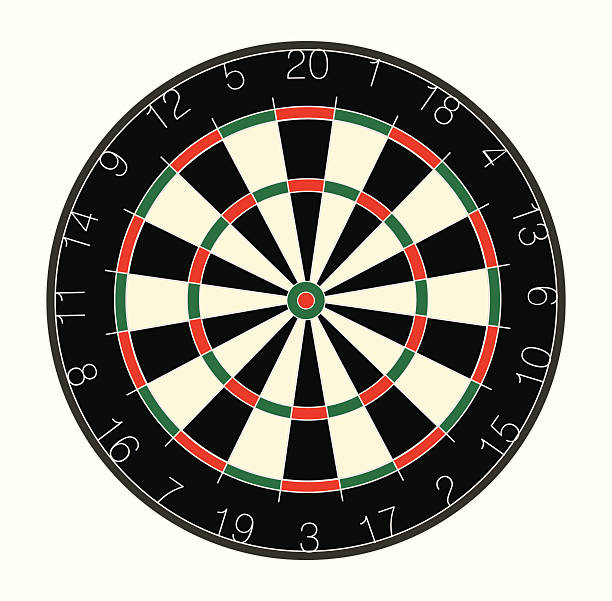 다트판 - dartboard target pub sport stock illustrations