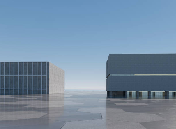 istock Clean ground squares and building facades 1562838805