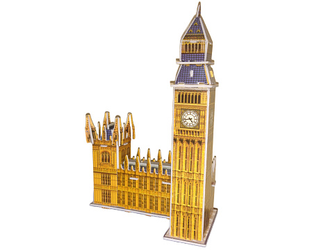 Big Ben made from 3D puzzle