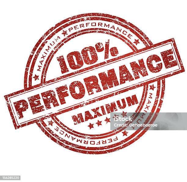 Round Stamp With Text 100 Performance Stock Illustration - Download Image Now - Circle, Dirty, Document