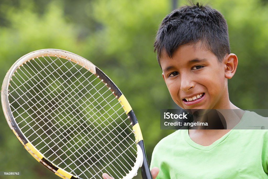 少年テニス - 1人のロイヤリティフリーストックフォト