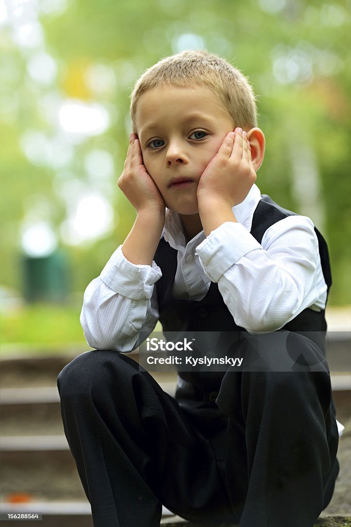 Jungen - Lizenzfrei Baum Stock-Foto