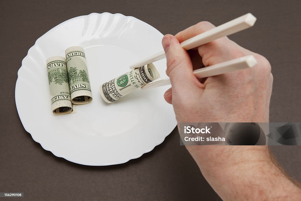Rollos de dólar - Foto de stock de Alimento libre de derechos