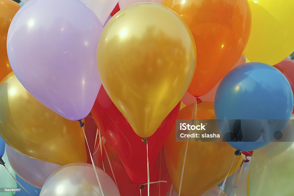 Holiday Colorful balloons Balloon Stock Photo