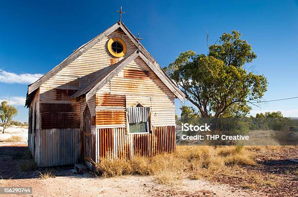 Old Chiesa - Fotografie stock e altre immagini di Australia - Australia, Chiesa, Lightning Ridge