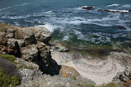 Rocks near seaside