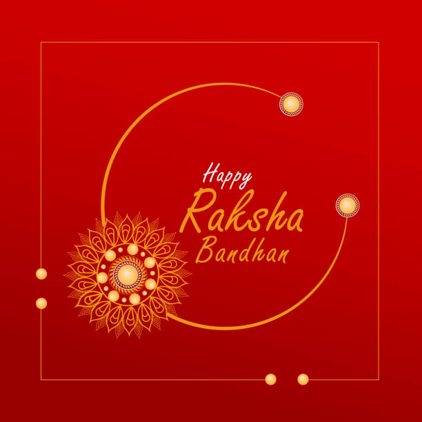 Raksha Bandhan Greeting Background Template Raksha Bandhan, Happiness, Vector, Backgrounds, Bonding Raksha Bandhan 2024 stock illustrations