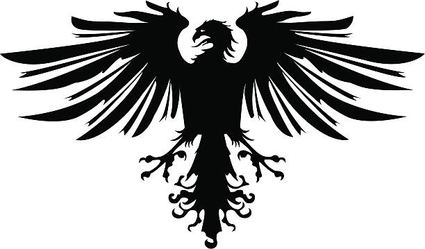Austrian Eagle vector art illustration