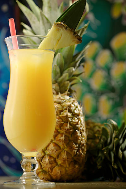 istock Glass of pineapple juice 156295042