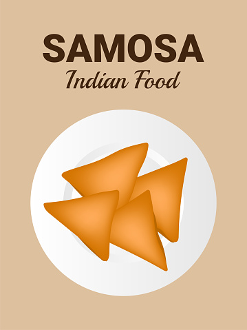 Embark on a flavorful journey through Indian cuisine with this appetizing vector illustration of Samosa. A beloved culinary delight, Samosa is a savory pastry filled with spiced potatoes, peas, and other delectable ingredients. This captivating artwork beautifully captures the iconic triangular shape and golden-brown hue of Samosa, evoking the irresistible aroma and taste of this popular Indian snack. Ideal for food-themed designs, cultural representations, or culinary projects, this vector illustration adds an authentic touch of Indian flavor to your creative endeavors. With the convenience of vector format, you can effortlessly incorporate the mouthwatering charm of Samosa into various applications, delighting your audience with the essence of this cherished Indian food.