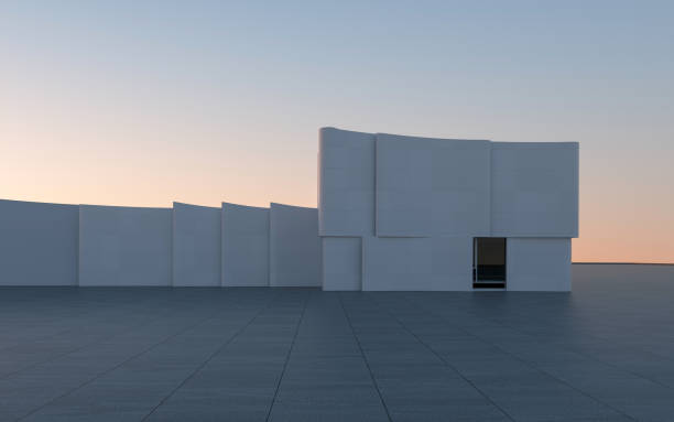 istock Clean ground squares and building facades 1562971353