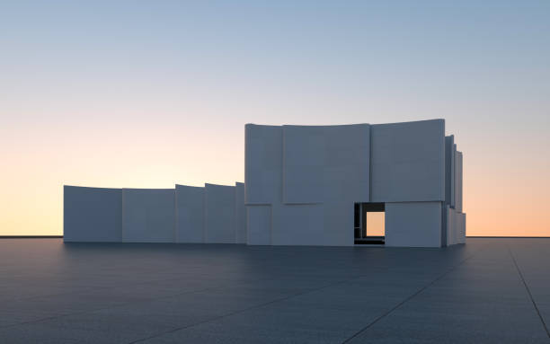 istock Clean ground squares and building facades 1562971514