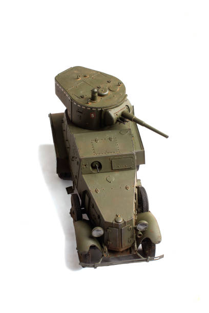 istock Scale model of old vehicle 1562971624