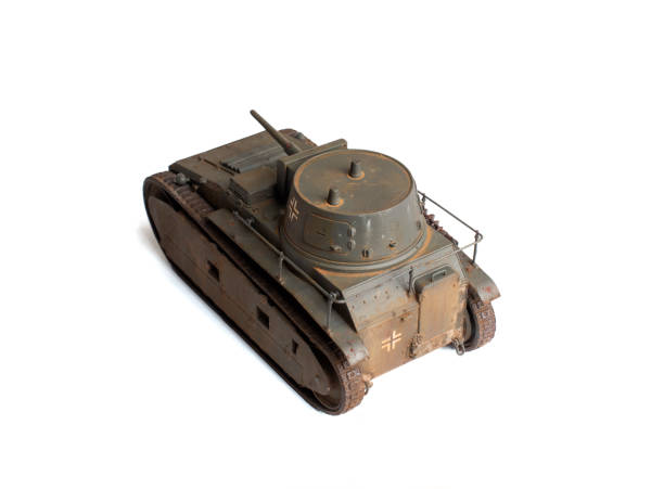 istock Scale model of old vehicle 1562971728