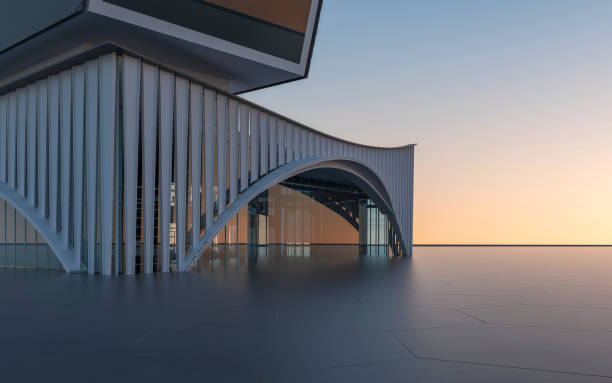 istock Clean ground squares and building facades 1562972942