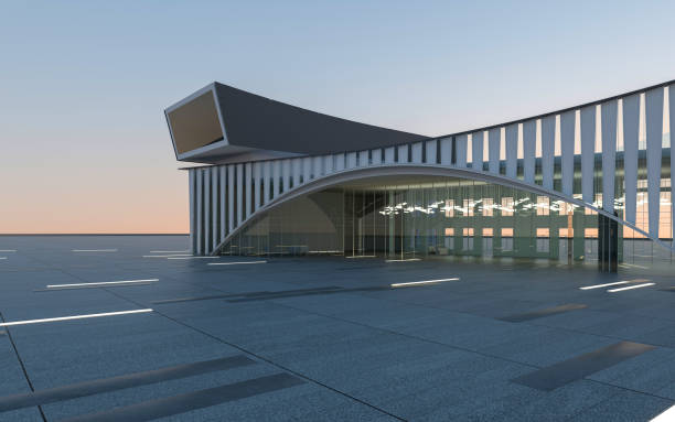 istock Clean ground squares and building facades 1562973079