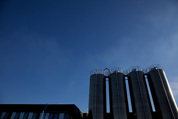 big steel tank stock photo